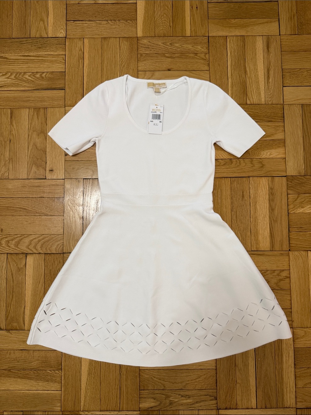 Michael Kors white knit dress